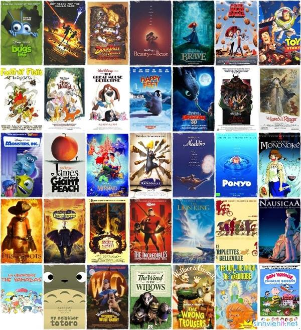 BỘ SƯU TẬP 5TB Phim Hoạt Hình 1 thuở ấu thơ: Doremon...