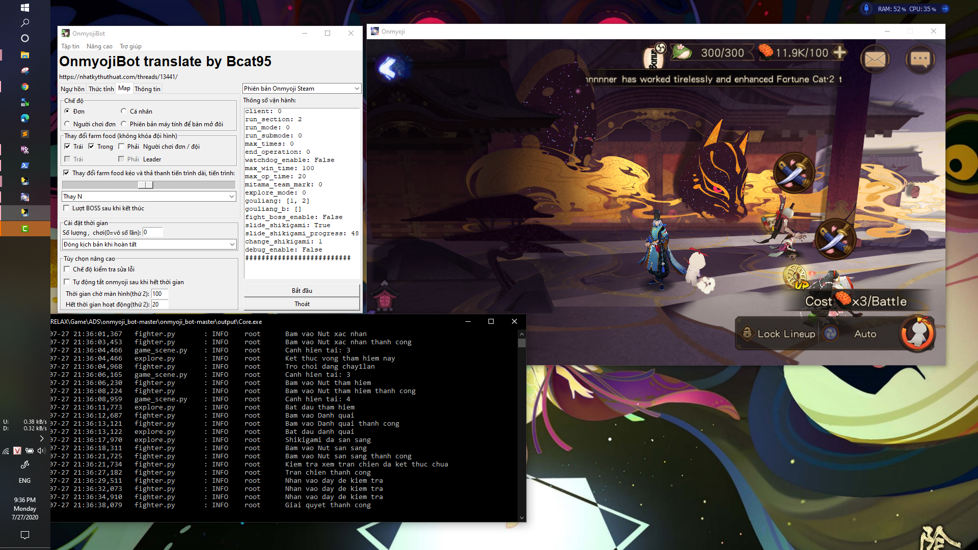 [FREE] Onmyoji bot | Auto Onmyoji Steam | Tool Onmyoji | Tự động farm hột Onmyoji